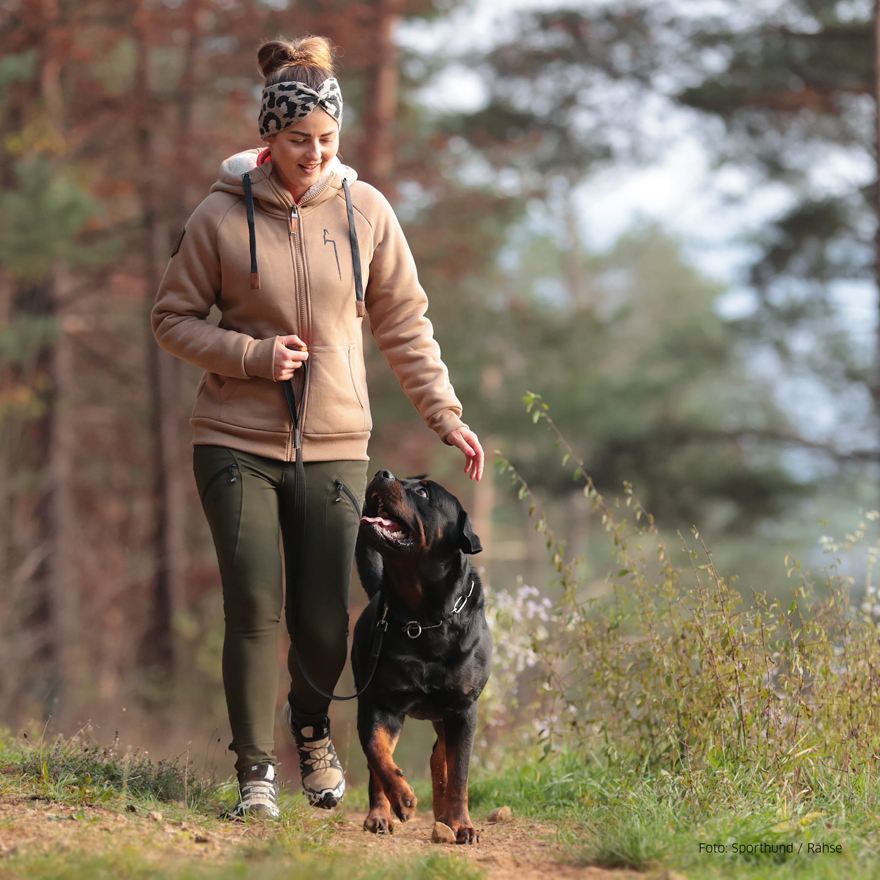 DOGGER Winterhoodie Damen camel 34