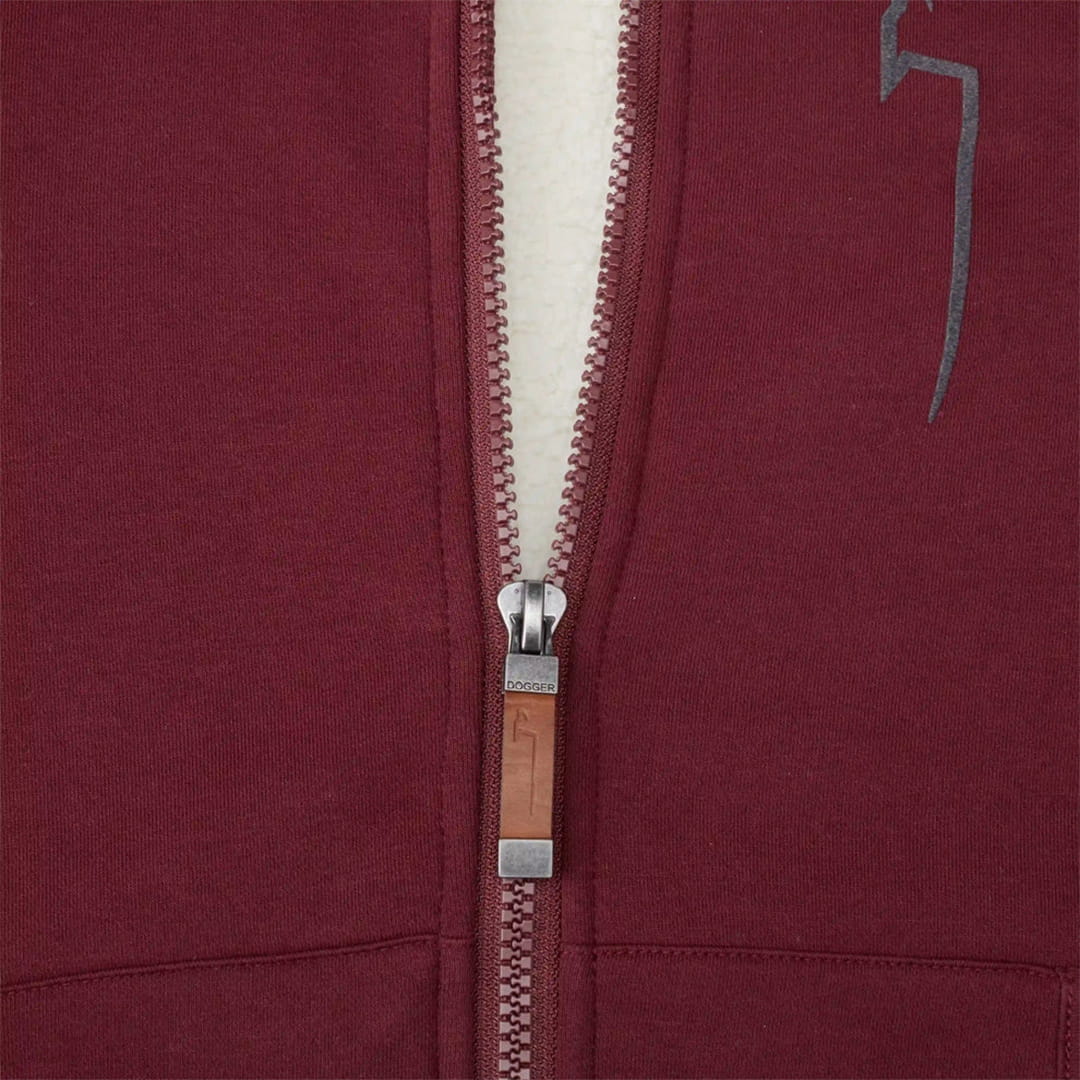 DOGGER Winterhoodie Damen granat 44