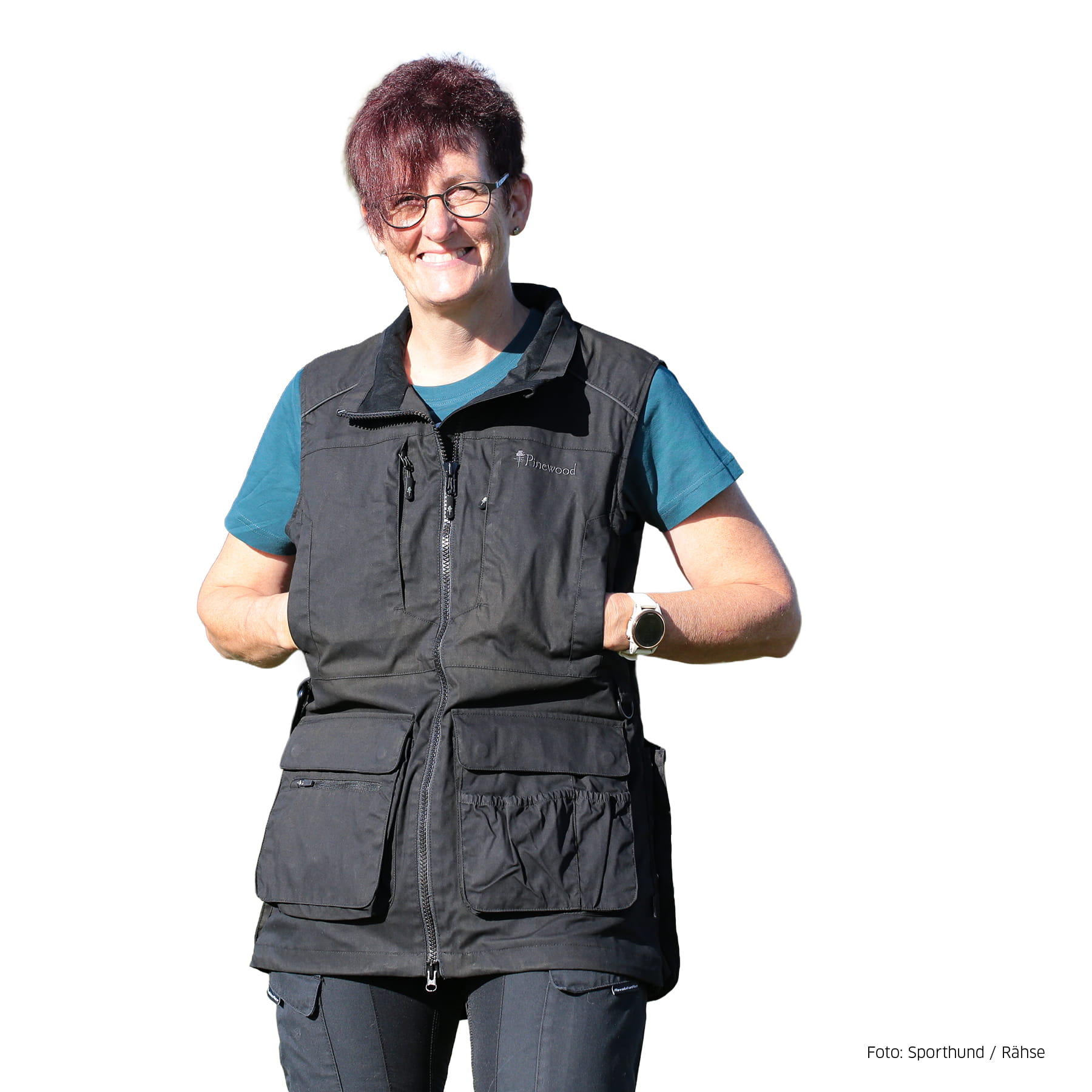 Pinewood Dog Sports Expert Weste Damen Schwarz