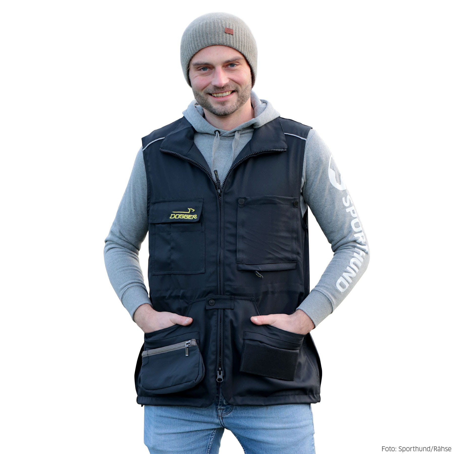 DOGGER ORIGINAL Weste Unisex schwarz