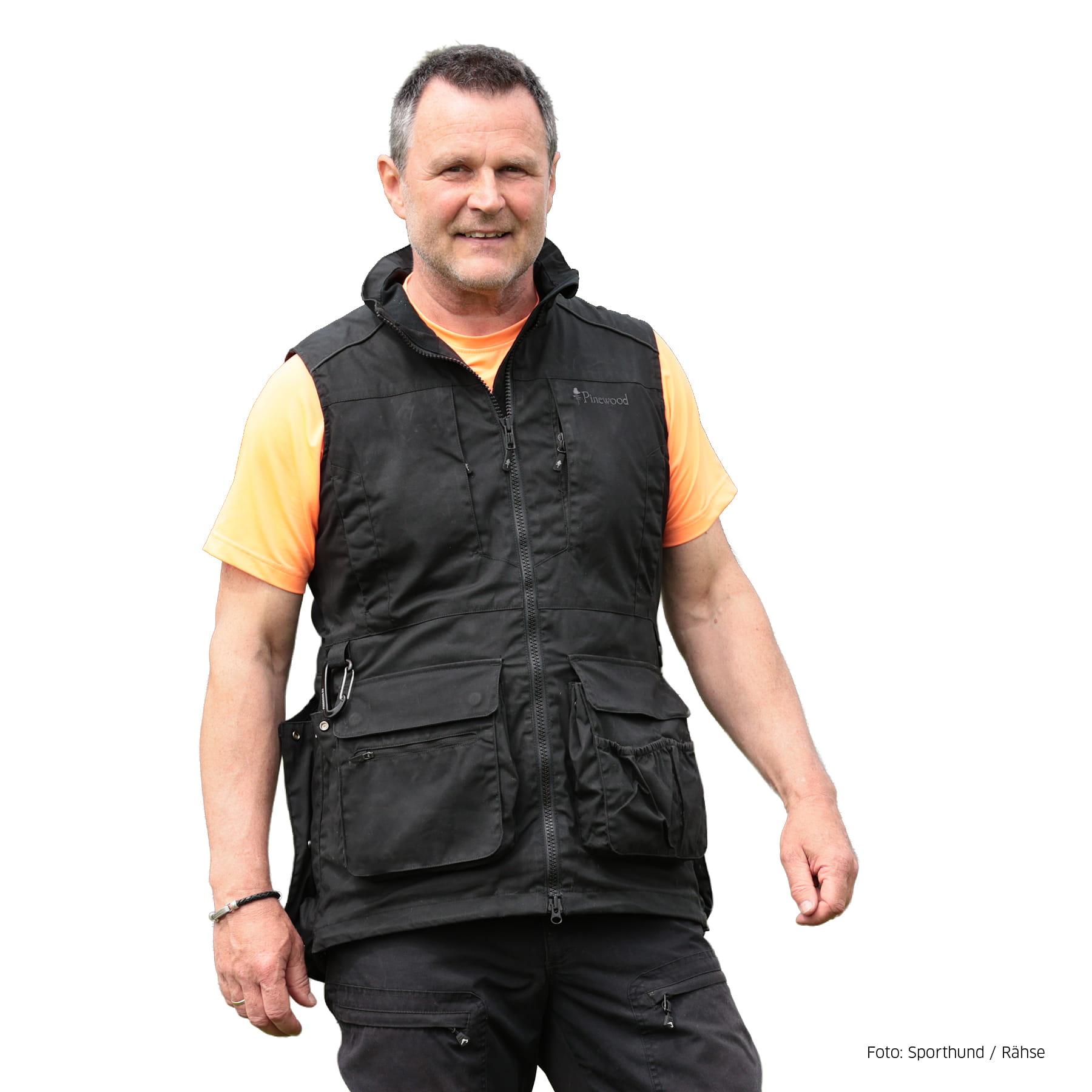 Pinewood Dog Sports Expert Weste Herren Schwarz