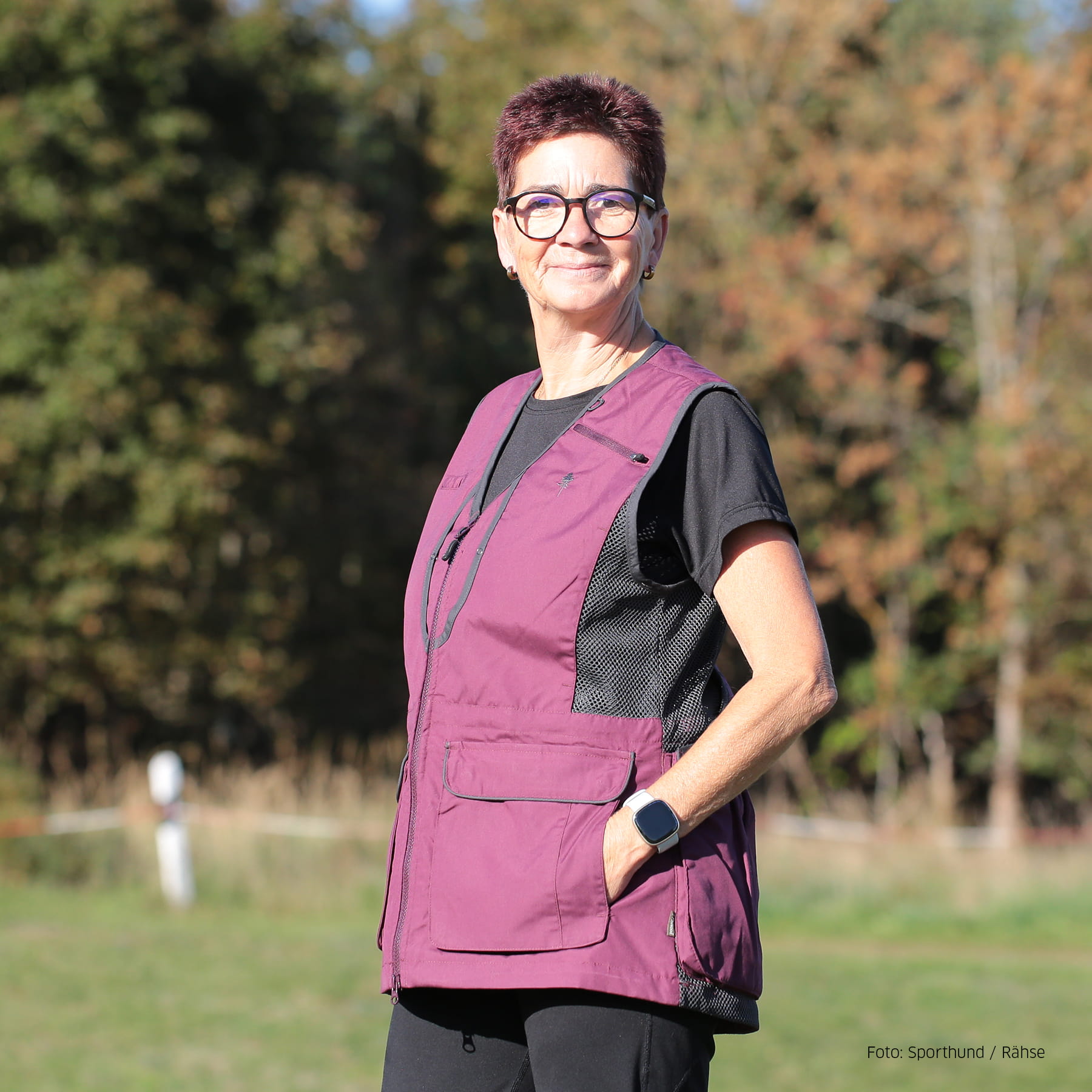 Pinewood Dog Sports 2.0 Weste Damen Plum S